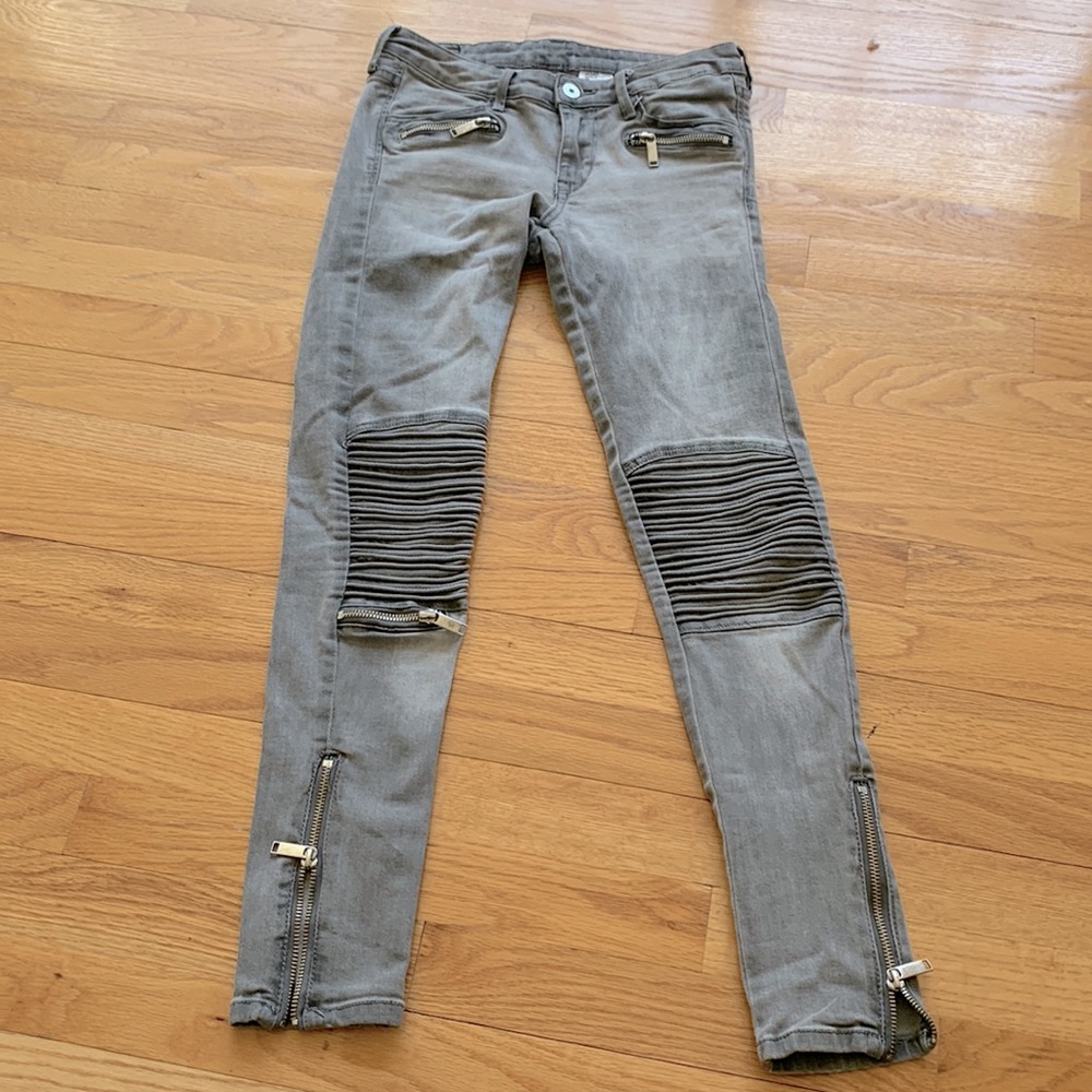 H&M Motto Gray Denim Jeans